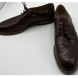 Tod\'s Men\'s Brown Leather Derby Oxford Dress Shoes sz 8 Tod main image 4